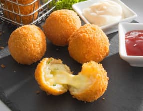 Boulettes de pommes de terre au fromage