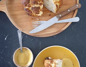 Chou fleur rôti à la moutarde