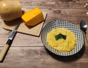 Risotto butternut et chèvre frais