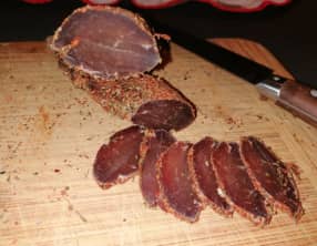 Filet mignon séché au piment d’Espelette