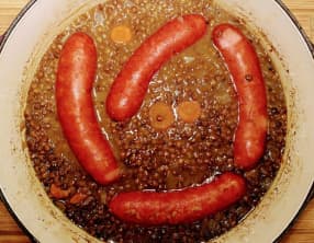Lentilles Saucisses