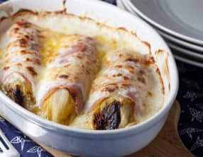 Endives au jambon à la béchamel