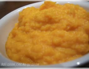 Purée de carottes