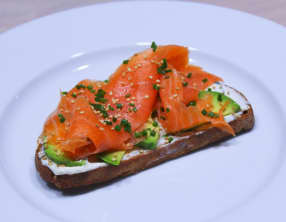 Tartine Saumon Avocat