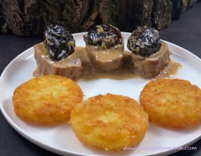 Filet mignon aux pruneaux et au thé Chaï