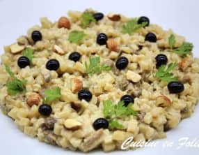 Célerisotto aux cèpes