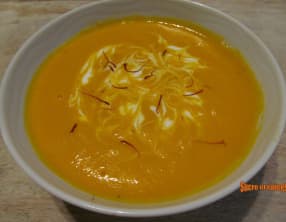 Velouté de carottes au safran