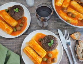 Quenelles à la sauce tomate