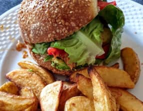 Buns pour hamburger au levain
