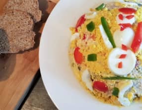 Salade russe au chou-fleur