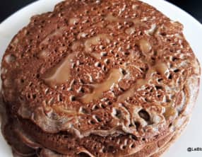 Pancakes au sarrasin et fromage blanc