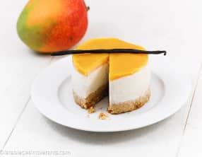 Cheesecake vanille mangue