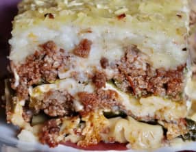 Lasagne au chou vert