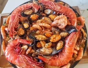 Paella de marisco