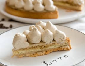 Tarte infiniment café