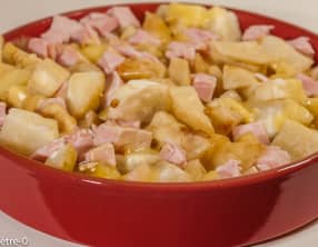 Gratin de céleri au jambon et à la tomme