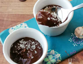 Crème dessert chocolat noisette