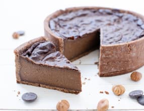Flan au chocolat sans gluten