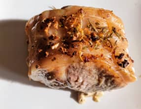 Rôti de porc à l’ail et au romarin