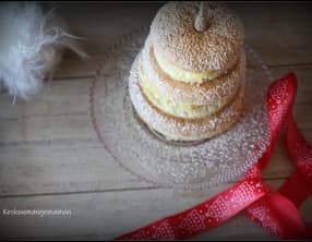 Mini sapins au yuzu curd