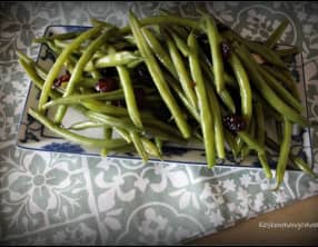 Haricots verts aux cranberries