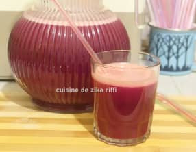 Jus de betteraves oranges carottes et citron