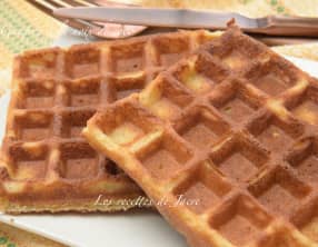 Gaufres à la noix de coco