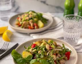 Salade de thon, haricots et pommes de terre à la sicilienne