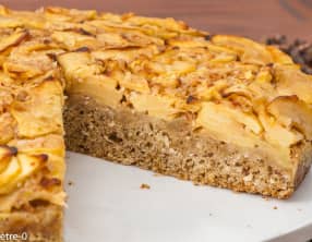 Gâteau belge aux pommes et amandes