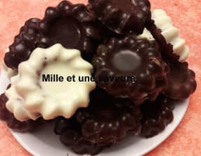 Petite fleur chocolatée