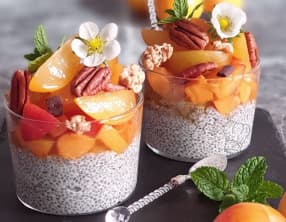 Pudding de Chia Abricot et Prune