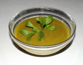 Soupe mâches sauvages et butternut