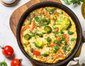 Flan de légumes de printemps et thon