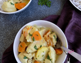Poulet au curry et aux patates douces
