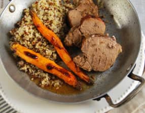 Filet mignon caramélisé au four