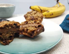 Muffins healthy à la banane et chocolat