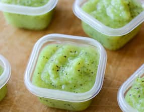 Compote pommes kiwi courgettes