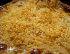 Gratin de pommes de terre aux patates douces et lait de coco