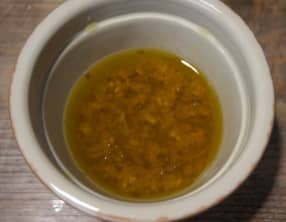 Vinaigrette au gingembre frais