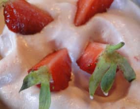 Mousse de fraises au thermomix