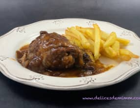 Hauts de cuisses de poulet sauce Lapin