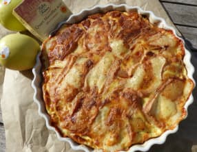 Flamiche au maroilles et aux pommes