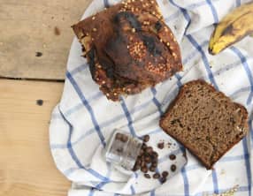 Banana bread au sarrasin et café à l'aquafaba