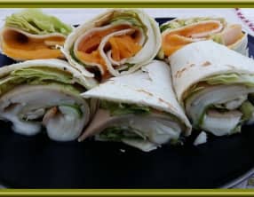 Wrap express façon croque-monsieur