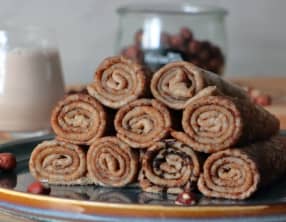 Crêpes au lait de noisette