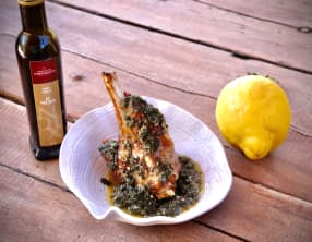 Souris d’agneau à la sauce chimichourri