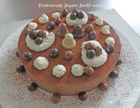 Entremets façon forêt noire