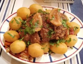 Gigot à la cuillère aux citrons confits