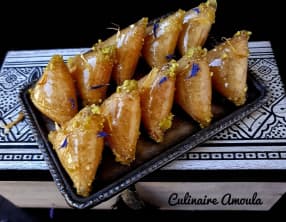 Briouates aux amandes et à la crème de citron