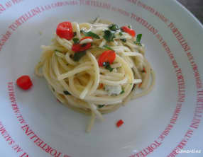 Spaghettis à l'ail